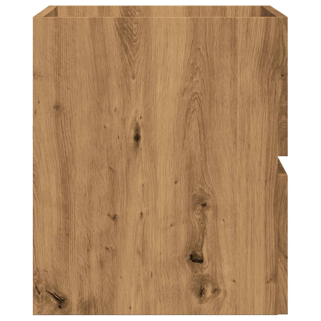 Artisan Oak Bathroom Cabinet, 60x38.5x45 cm, Engineered Wood