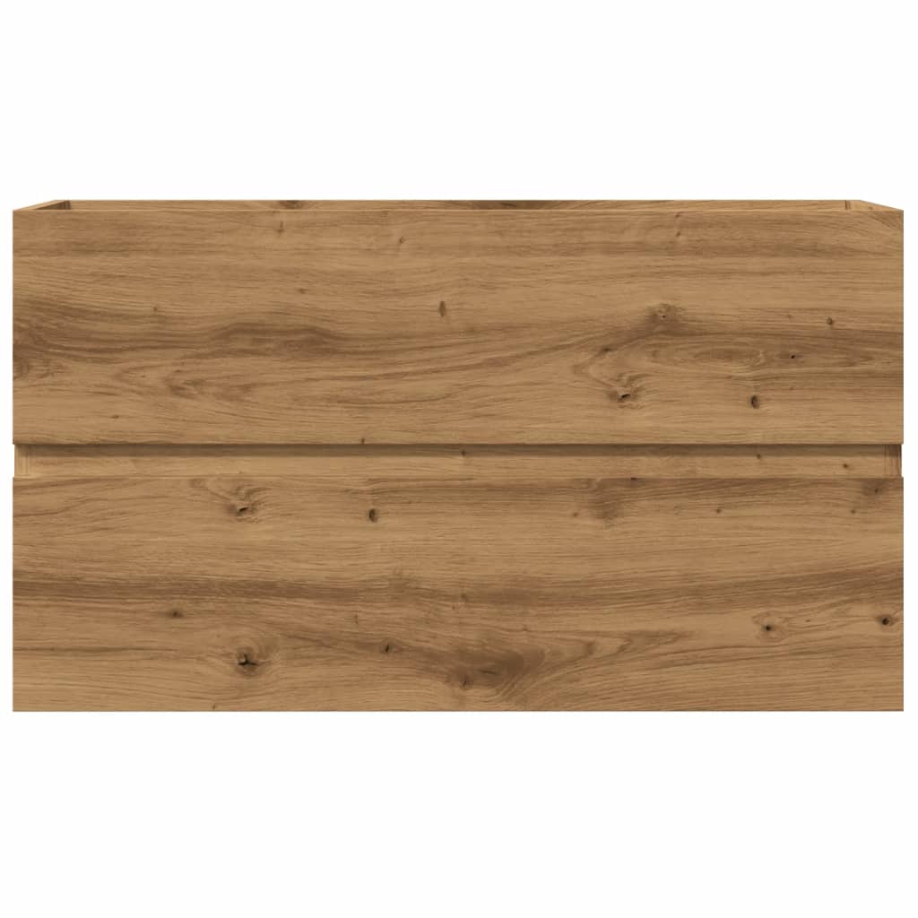 Engineered Wood Sink Cabinet, Artisan Oak 90x38.5x45 cm