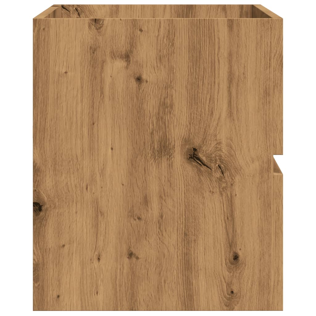 Engineered Wood Sink Cabinet, Artisan Oak 90x38.5x45 cm