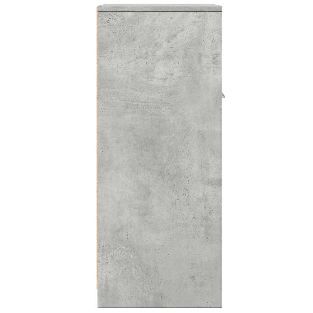 Concrete Grey Bathroom Cabinet, 60x33x80 cm - Engineered Wood