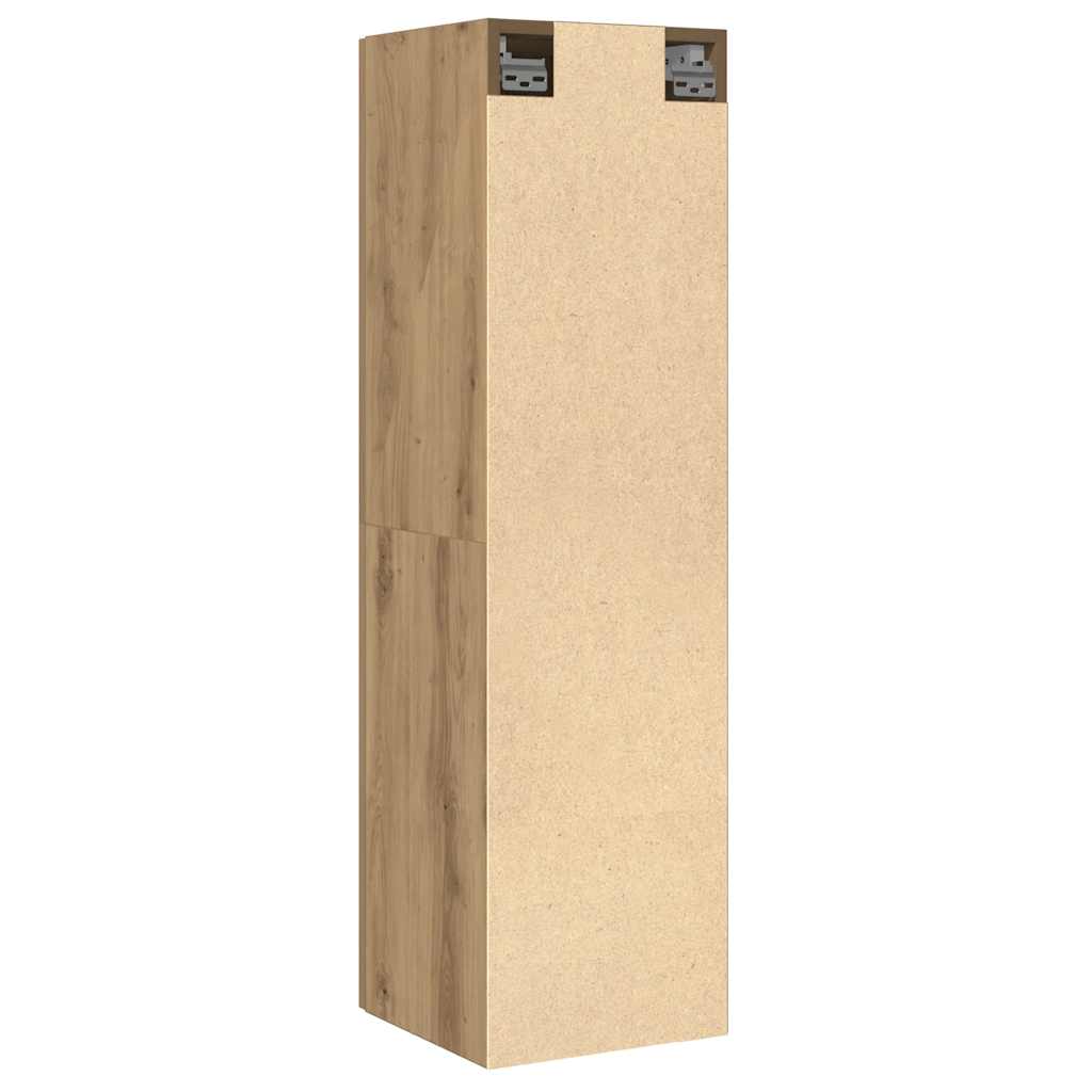 TV Cabinet Artisan Oak 30.5x30x110 cm Engineered Wood