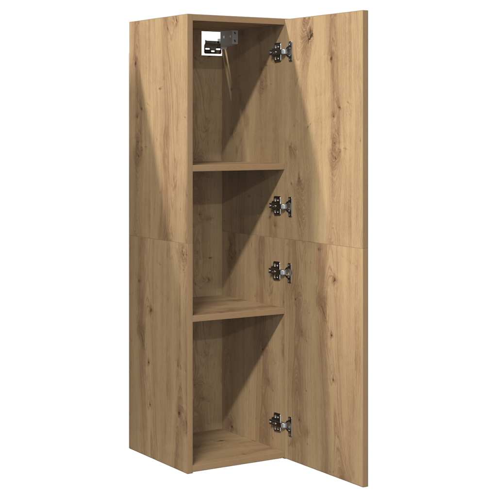TV Cabinet Artisan Oak 30.5x30x110 cm Engineered Wood