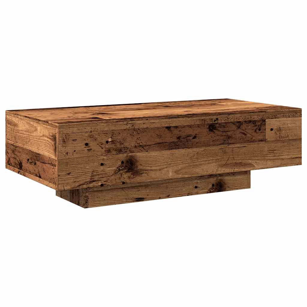 Coffee Table Old Wood 100x49.5x31 cm Engineered Wood