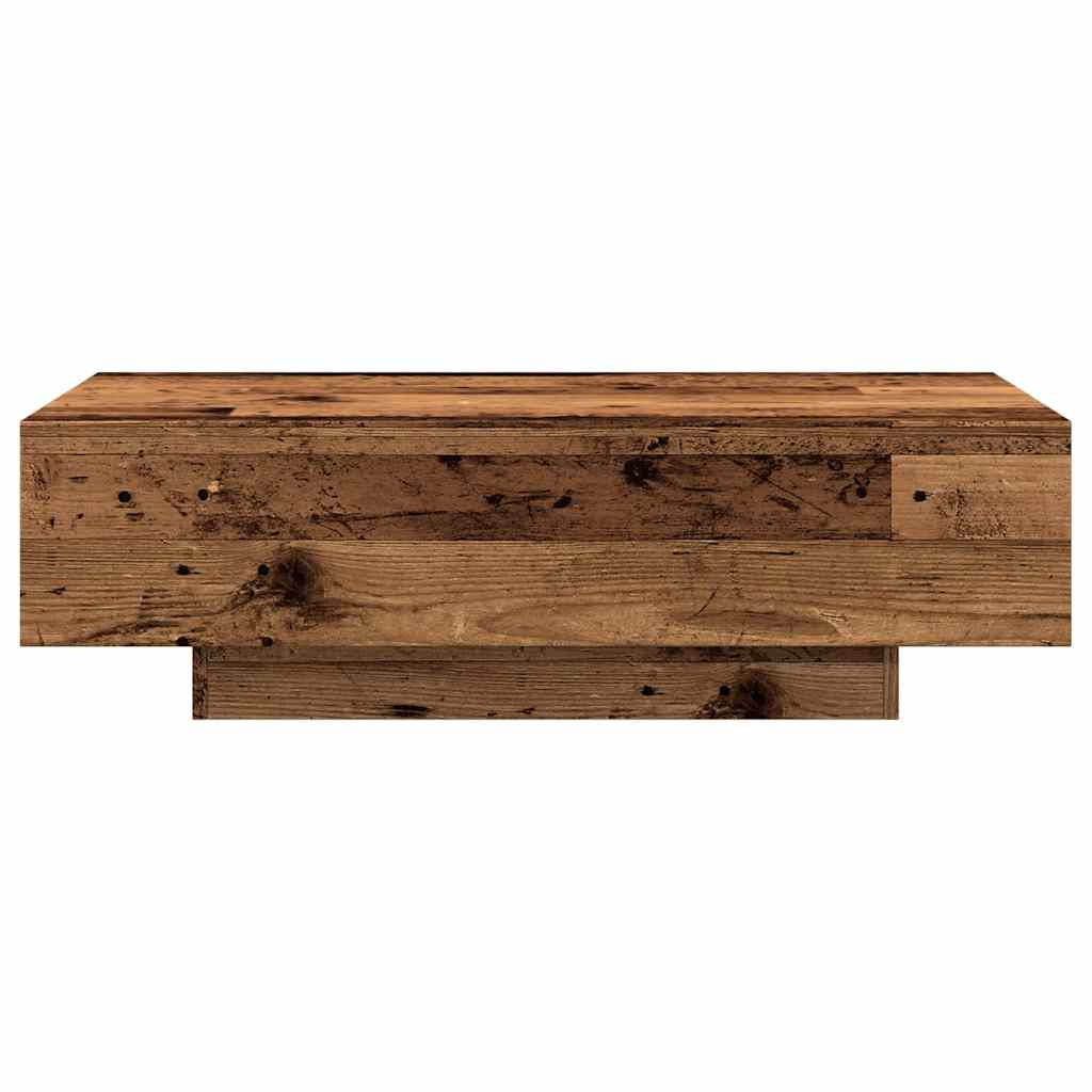 Coffee Table Old Wood 100x49.5x31 cm Engineered Wood