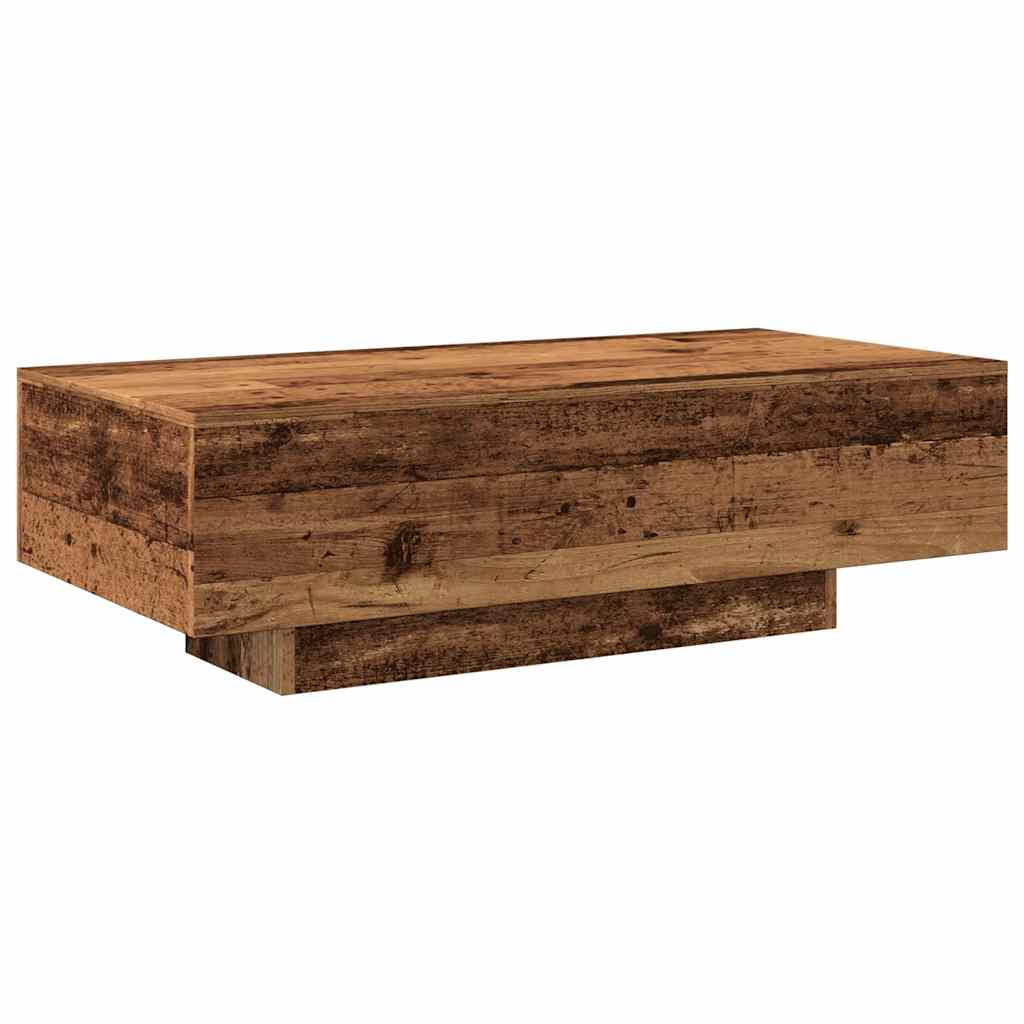 Coffee Table Old Wood 100x49.5x31 cm Engineered Wood