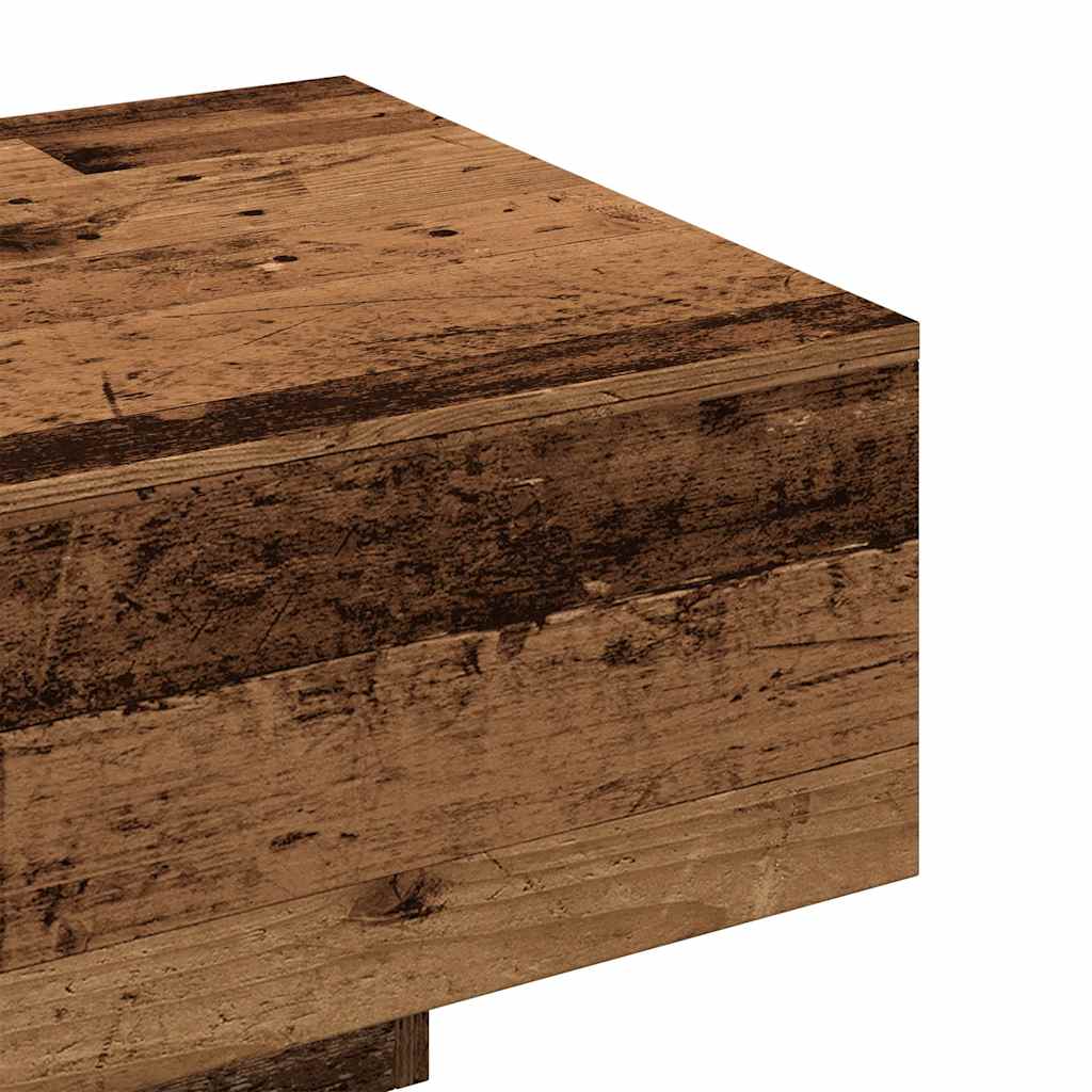 Coffee Table Old Wood 100x49.5x31 cm Engineered Wood