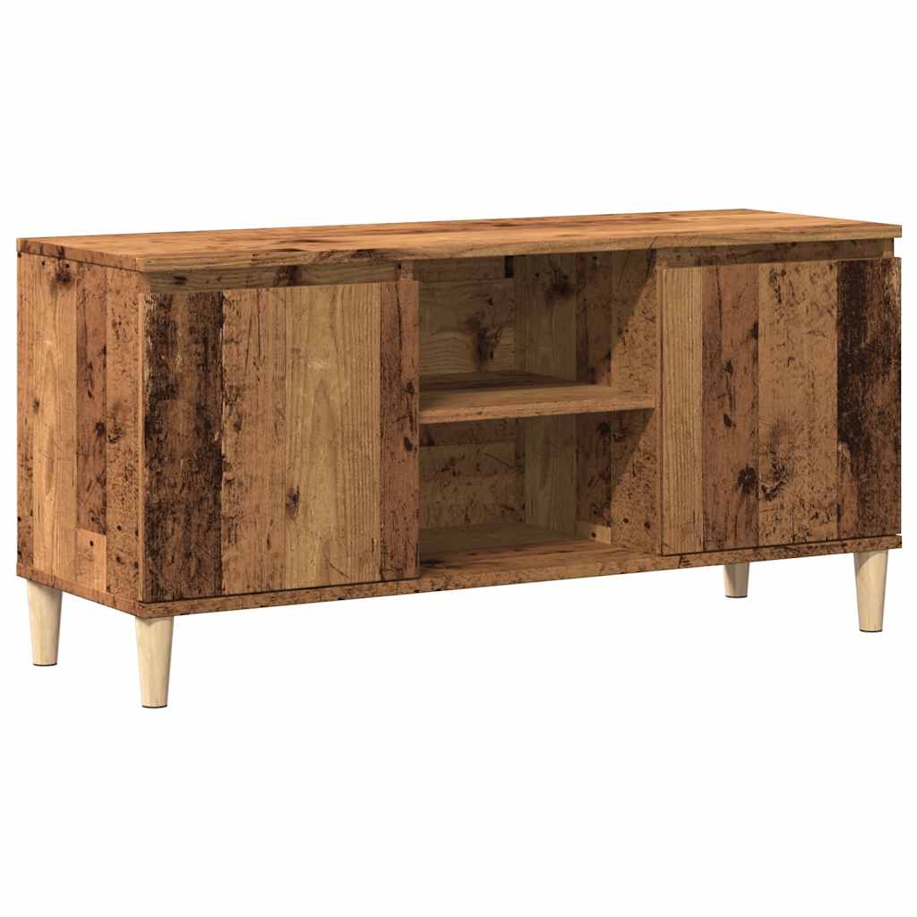 TV Cabinet Old Wood 102x35x50 cm Engineered Wood