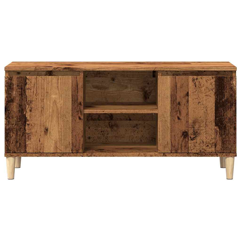 TV Cabinet Old Wood 102x35x50 cm Engineered Wood