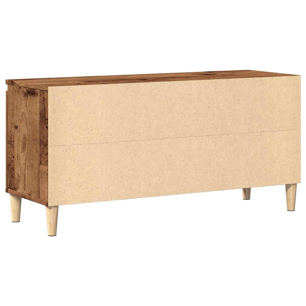 TV Cabinet Old Wood 102x35x50 cm Engineered Wood