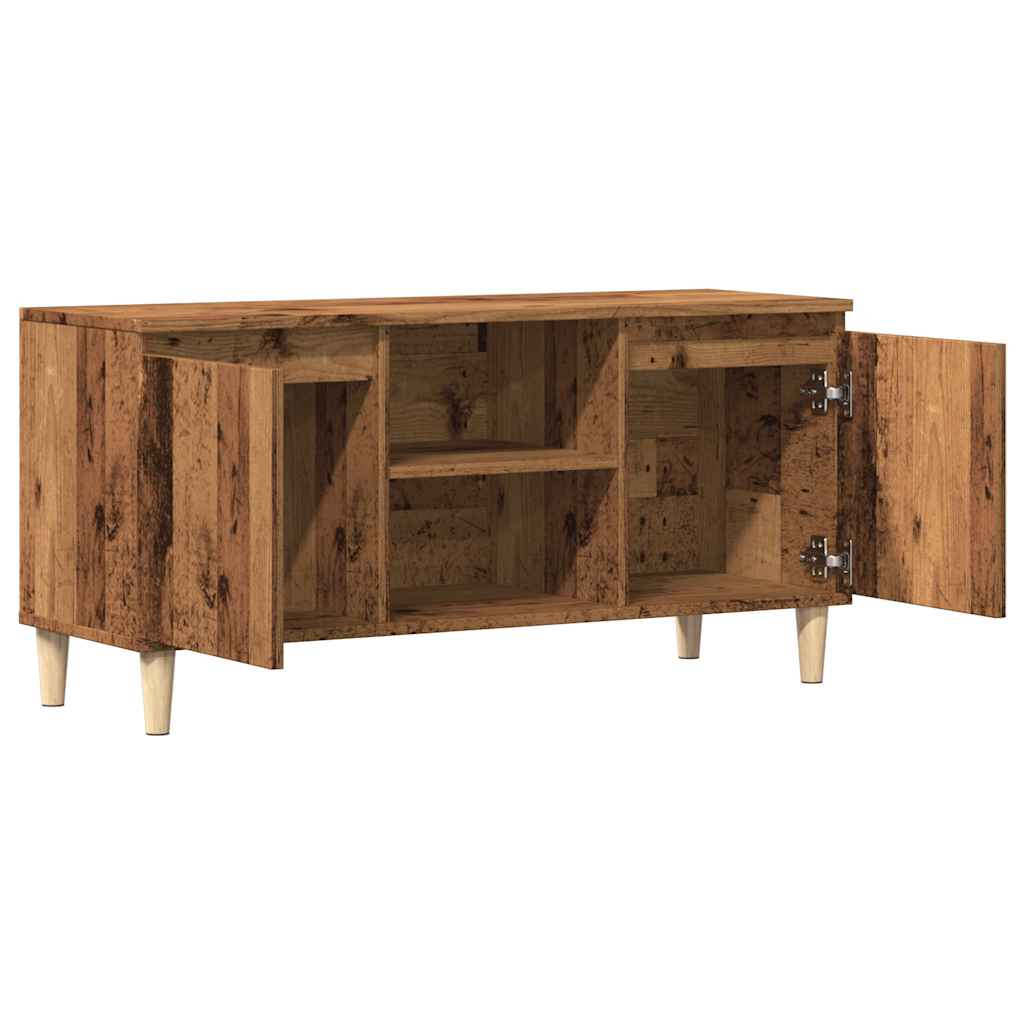 TV Cabinet Old Wood 102x35x50 cm Engineered Wood