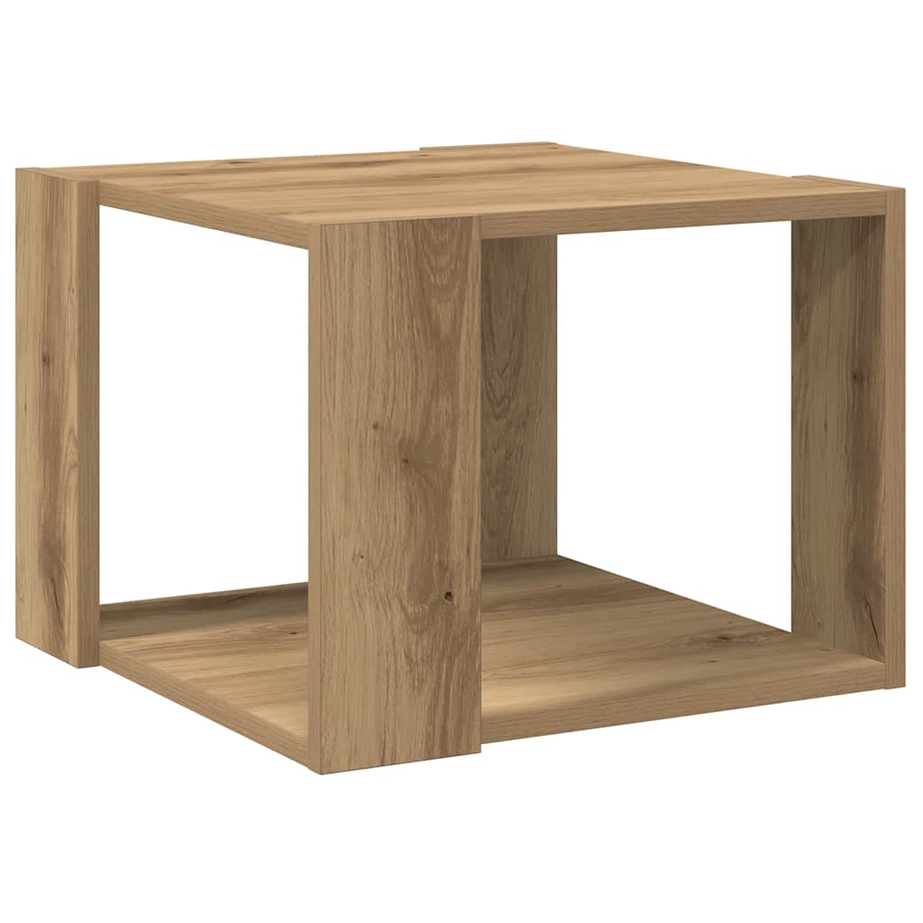 Coffee Table Artisan Oak 40x40x30 cm Engineered Wood
