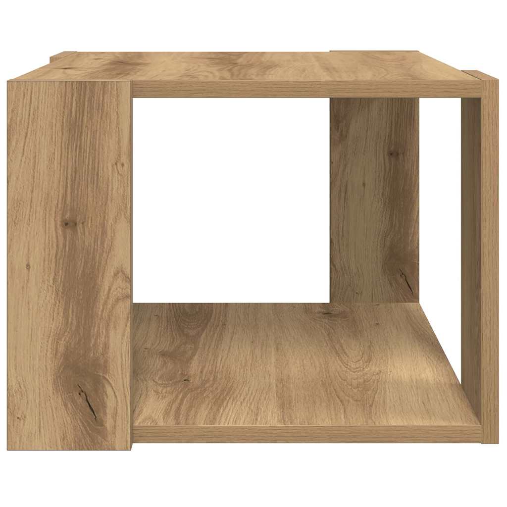 Coffee Table Artisan Oak 40x40x30 cm Engineered Wood