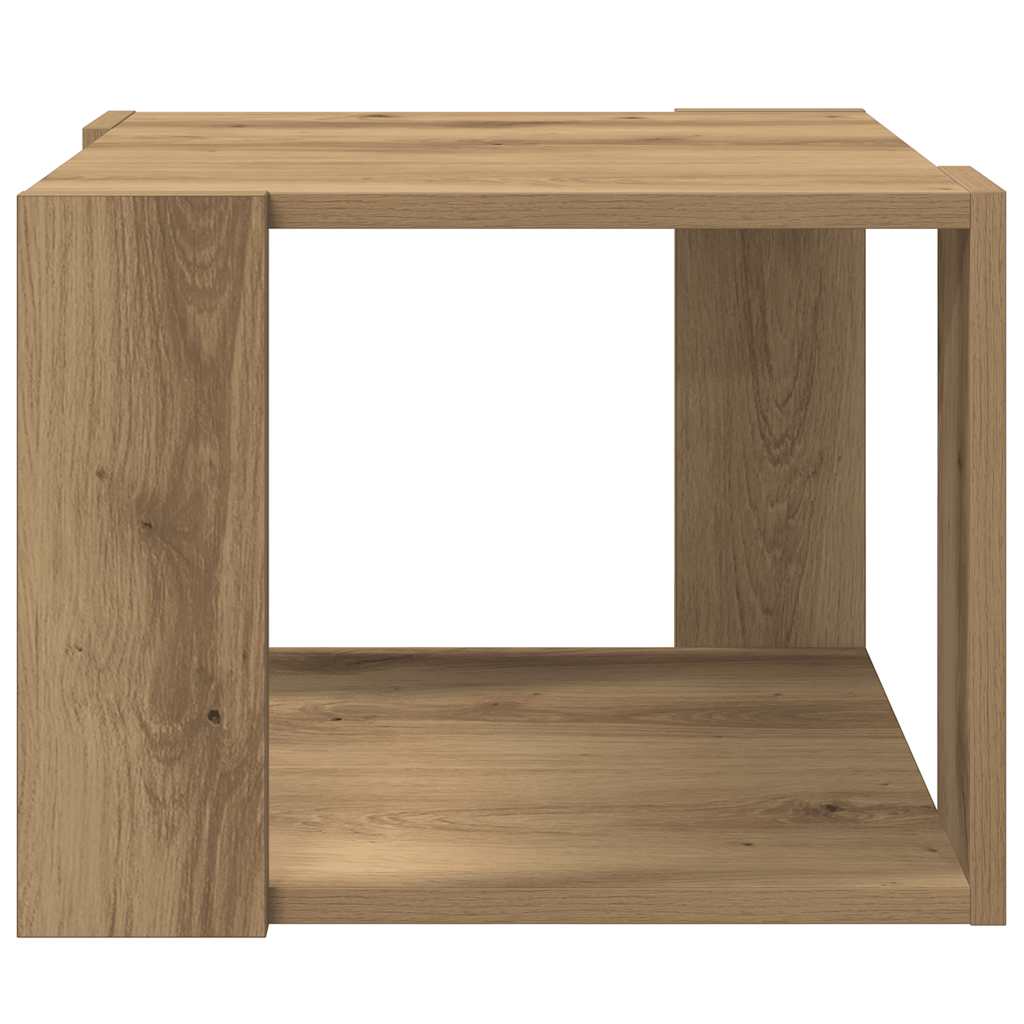 Coffee Table Artisan Oak 40x40x30 cm Engineered Wood