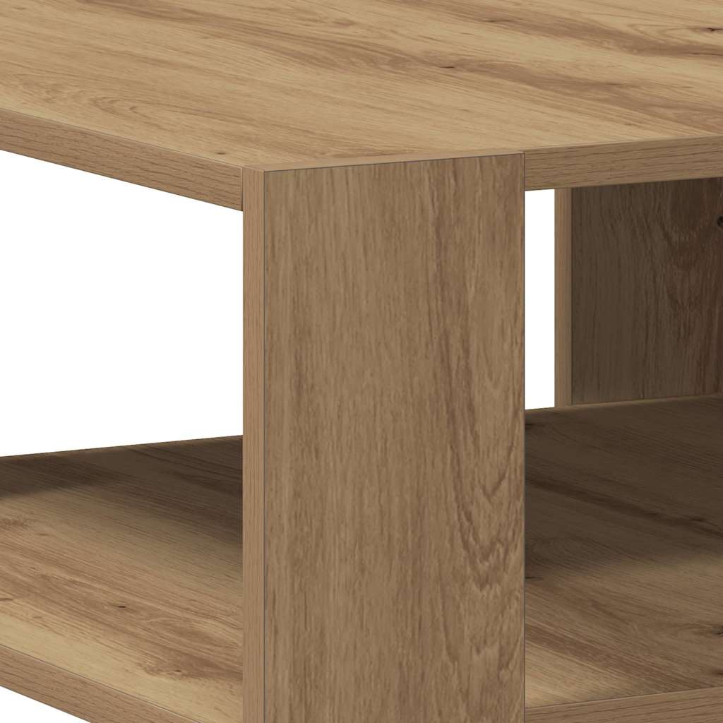 Coffee Table Artisan Oak 58x58x40 cm Engineered Wood