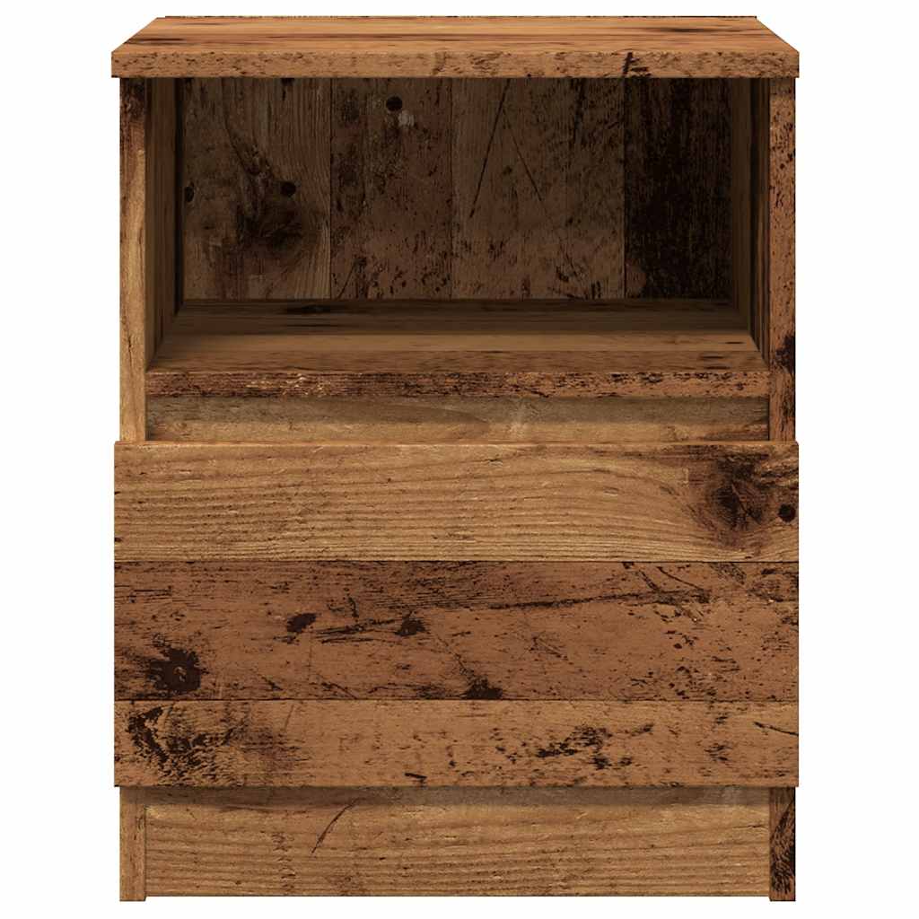 Bedside Cabinets 2 pcs Old Wood 40x40x50 cm Engineered Wood