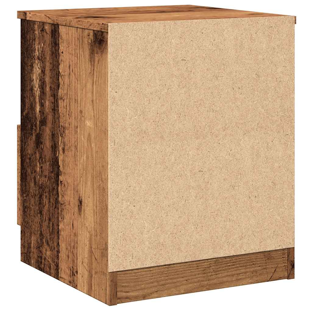 Bedside Cabinets 2 pcs Old Wood 40x40x50 cm Engineered Wood