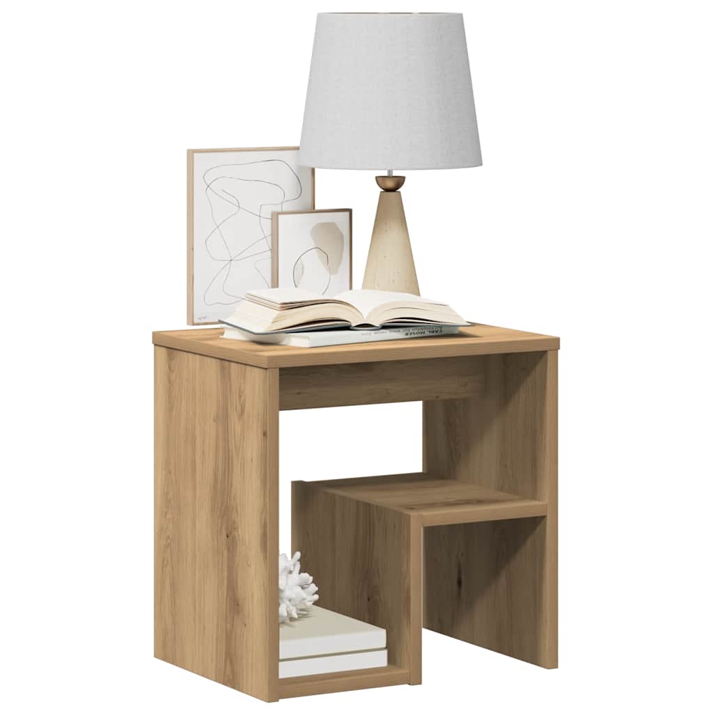 Bedside Cabinet Artisan Oak 40x30x40 cm Engineered Wood