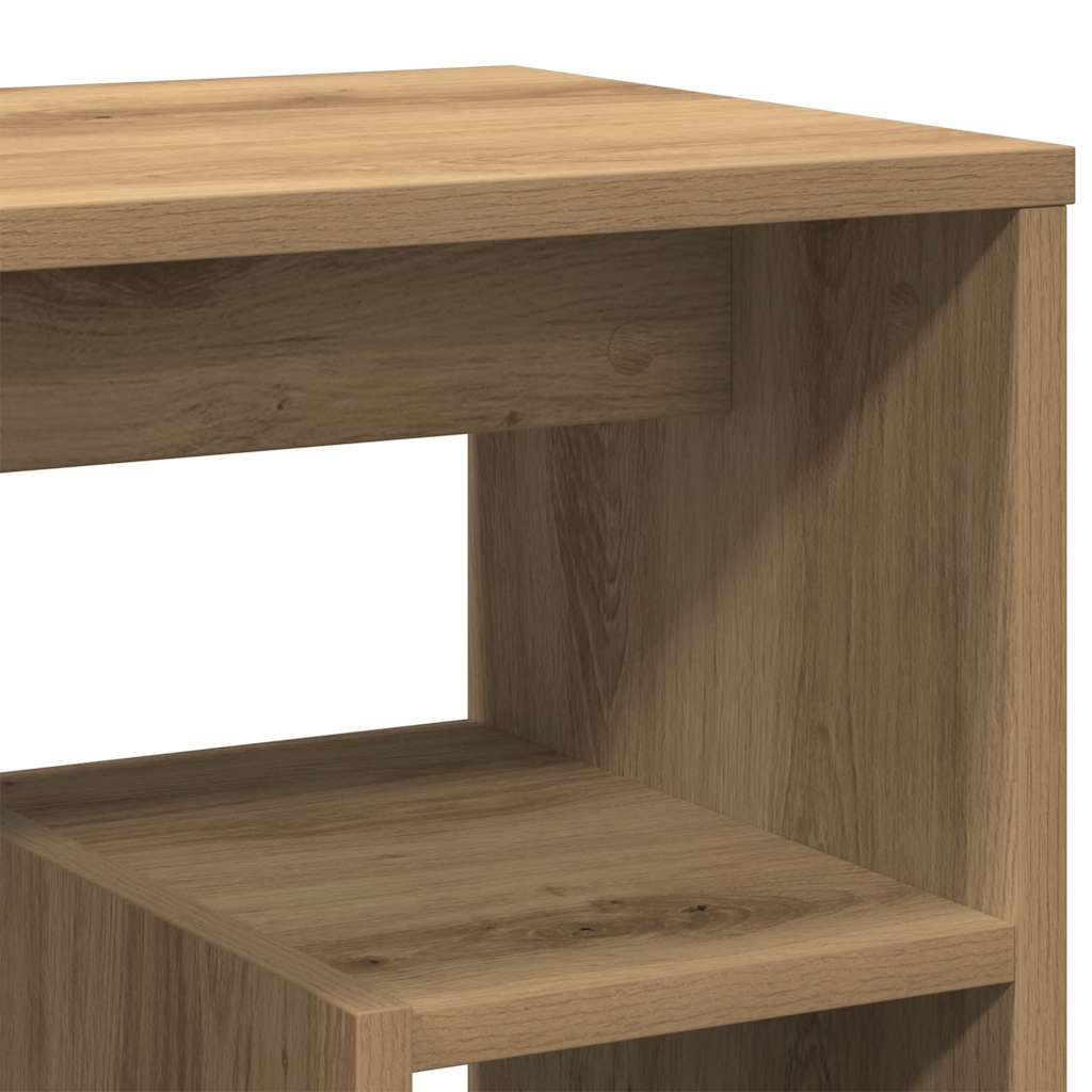 Bedside Cabinet Artisan Oak 40x30x40 cm Engineered Wood