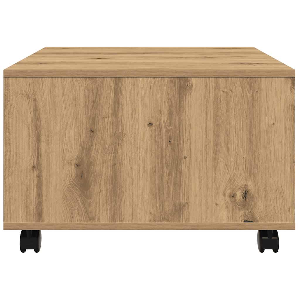Coffee Table Artisan Oak 60x60x38 cm Engineered Wood