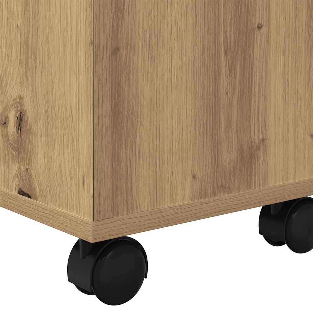 Coffee Table Artisan Oak 60x60x38 cm Engineered Wood