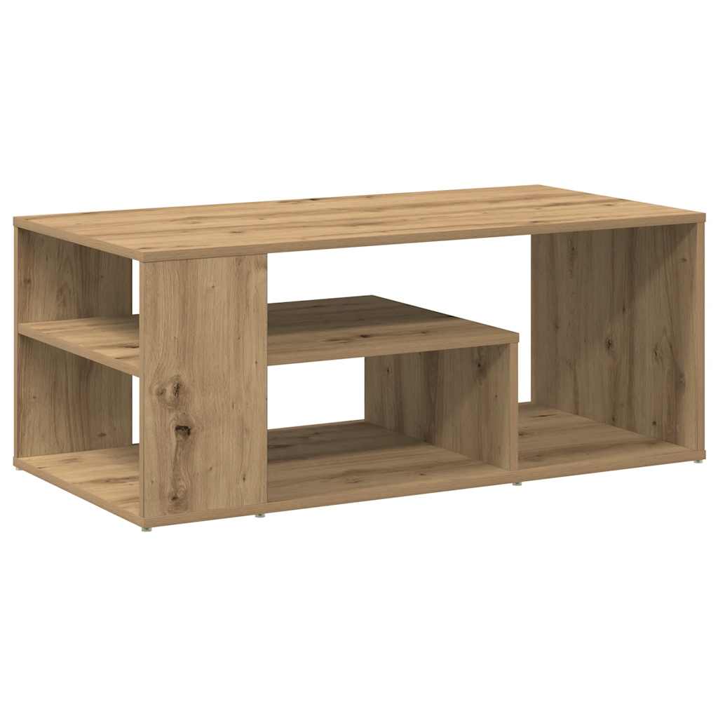 Coffee Table Artisan Oak 100x50x40 cm Engineered Wood