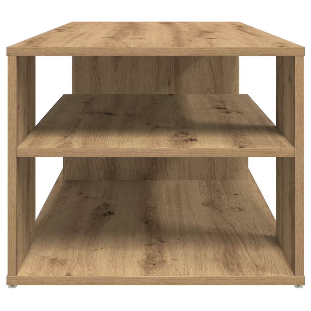Coffee Table Artisan Oak 100x50x40 cm Engineered Wood
