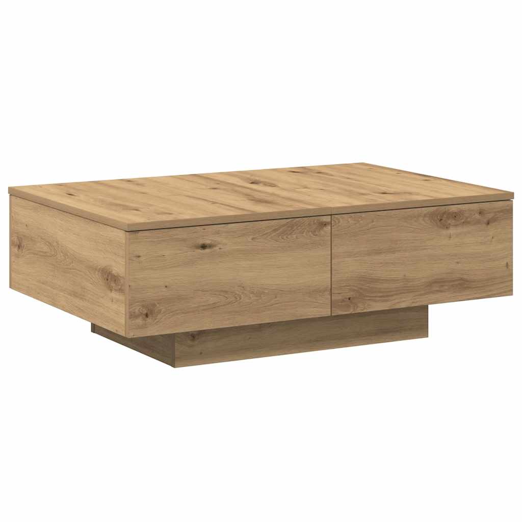 Coffee Table Artisan Oak 90x60x31 cm Engineered Wood