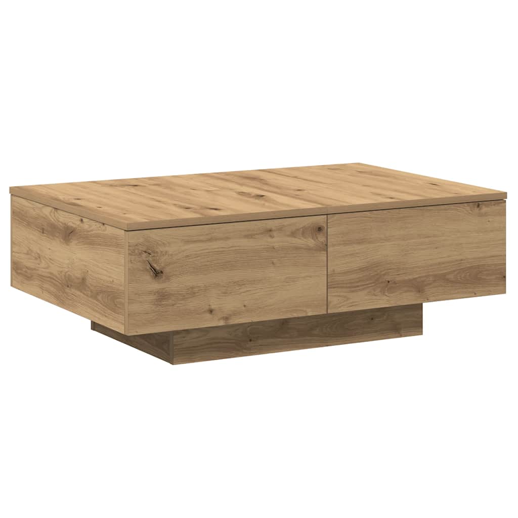 Coffee Table Artisan Oak 90x60x31 cm Engineered Wood