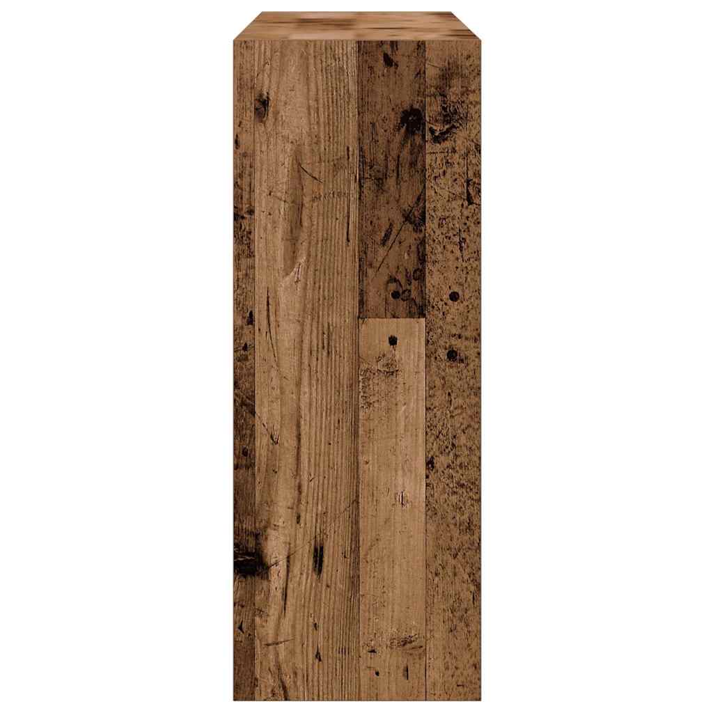Rustic Console Table - Old Wood, 78x30x80 cm, Engineered Wood