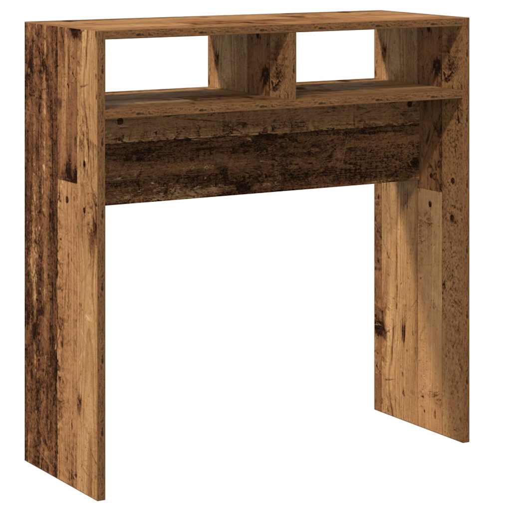 Rustic Console Table - Old Wood, 78x30x80 cm, Engineered Wood
