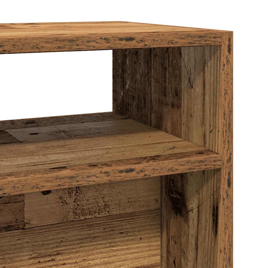 Rustic Console Table 105x30x80 cm | Reclaimed Engineered Wood