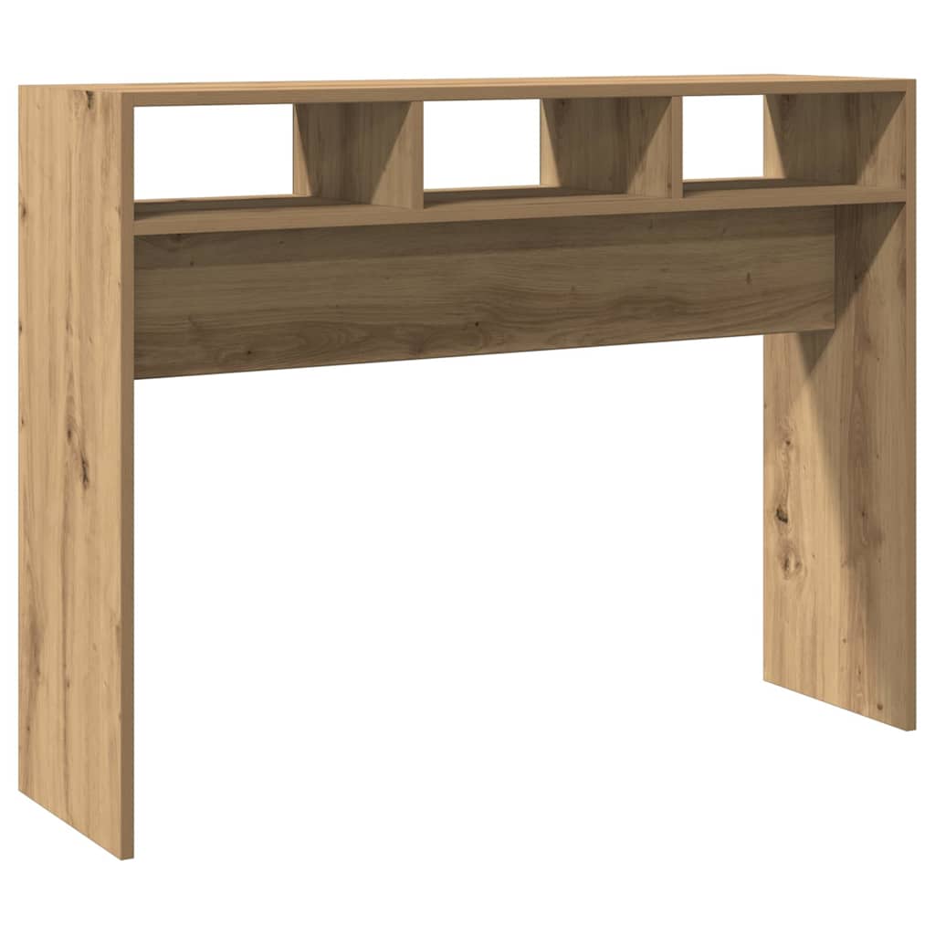 Artisan Oak Console Table, Engineered Wood, 105x30x80 cm