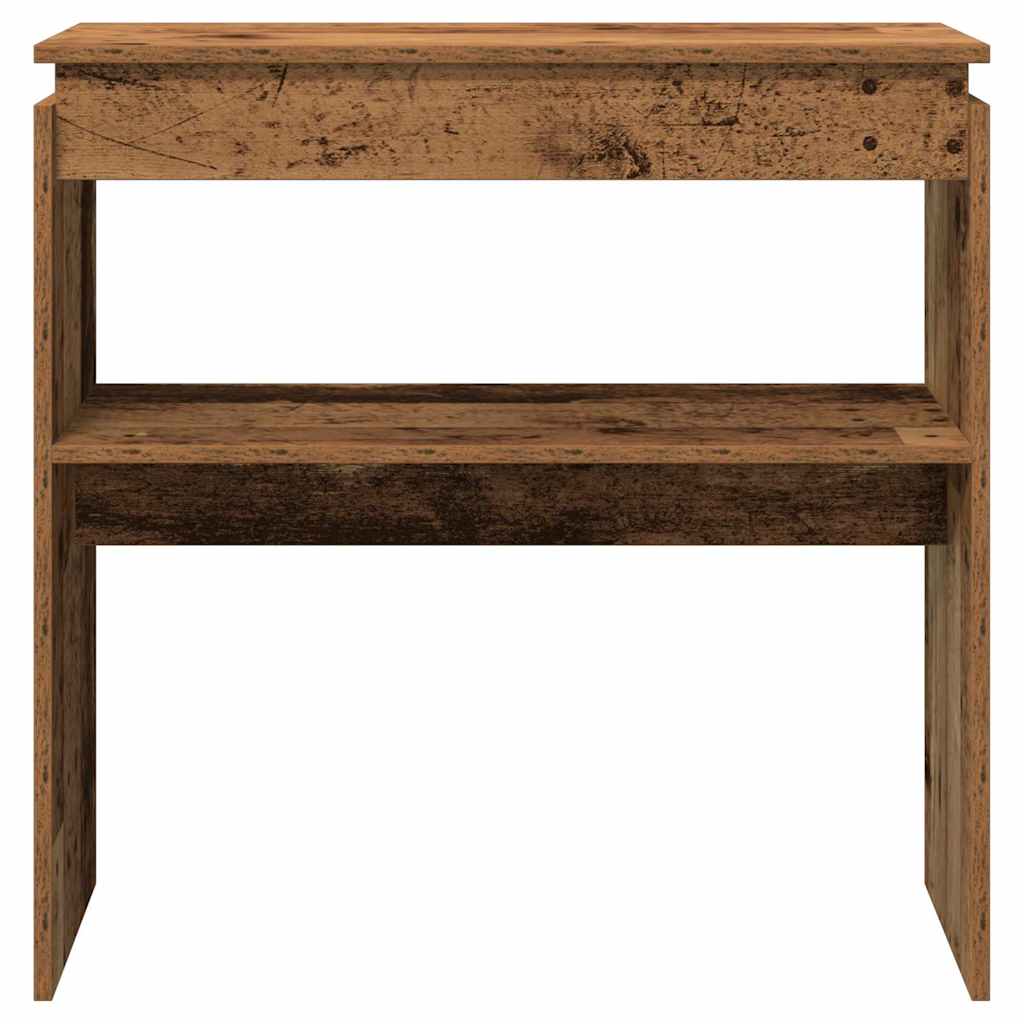 Rustic Console Table - Old Wood 80x30x80 cm Engineered Wood