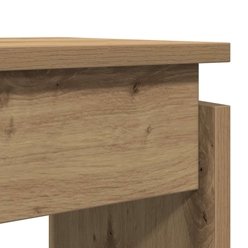 Artisan Oak Console Table 102x30x80 cm in Engineered Wood