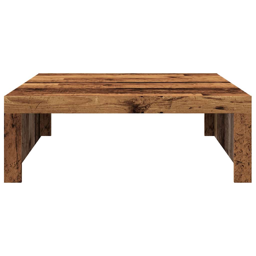 Coffee Table Old Wood 100x100x35 cm Engineered Wood