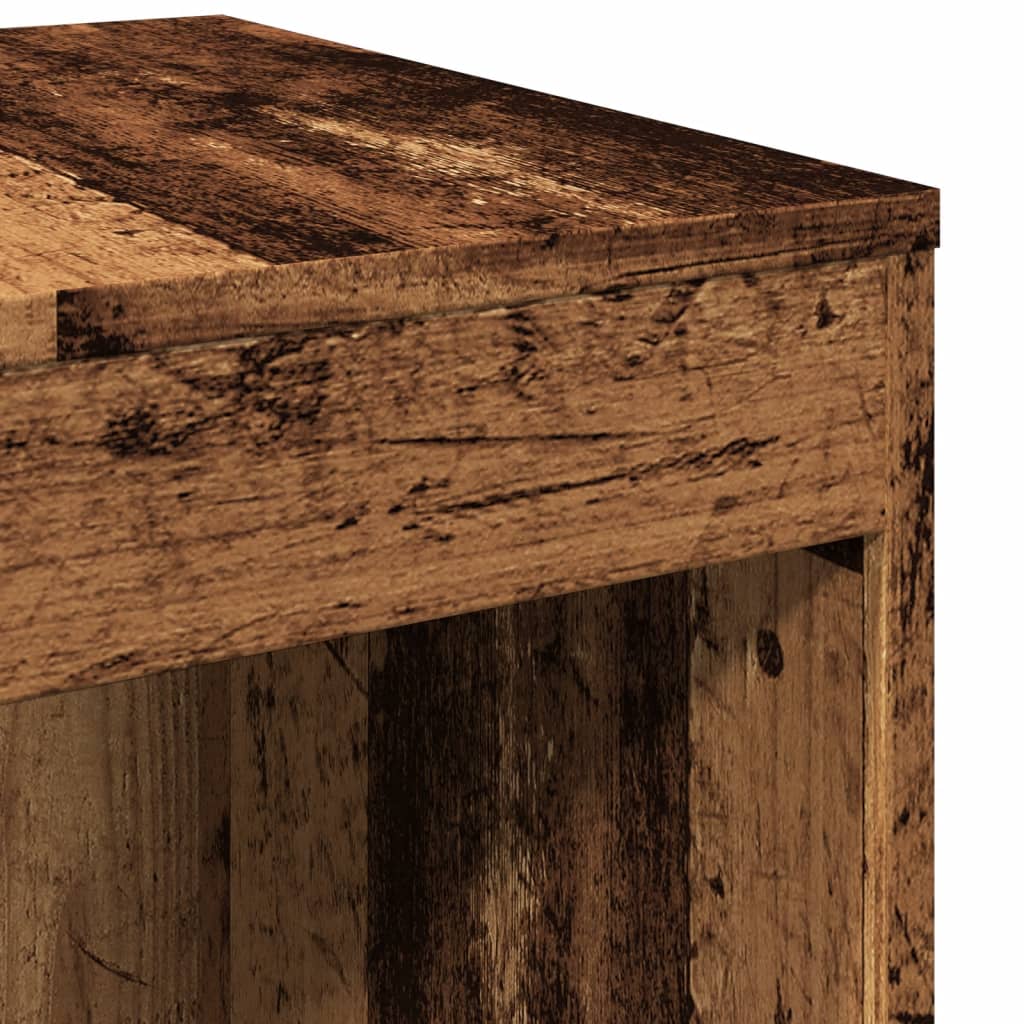 Rustic Nesting Tables Set of 3 - Old Engineered Wood Design