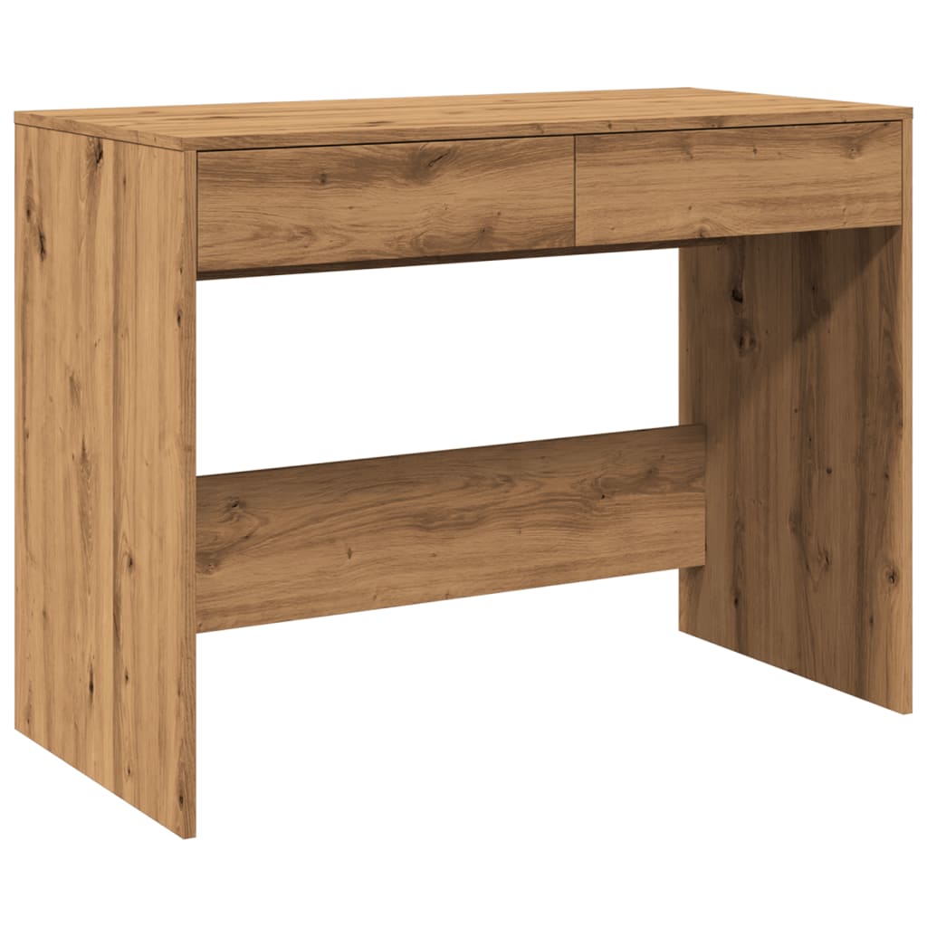 Oak Desk Artisan 101x50x76.5 cm - Engineered Wood Excellence