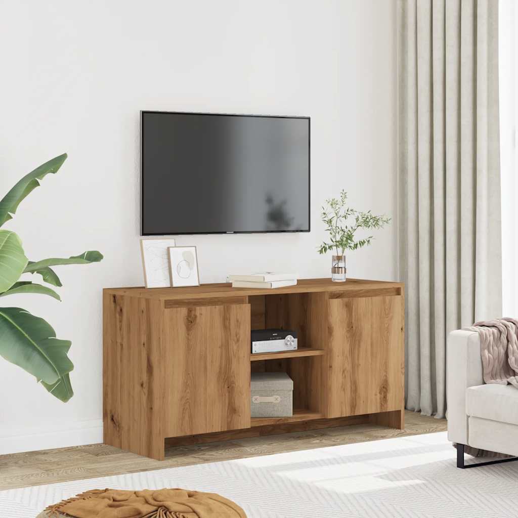 TV Cabinet Artisan Oak 102x37.5x52.5 cm Engineered Wood
