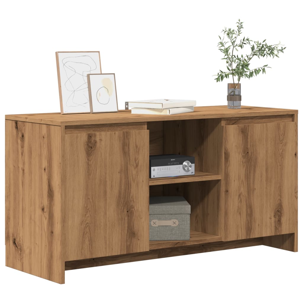 TV Cabinet Artisan Oak 102x37.5x52.5 cm Engineered Wood