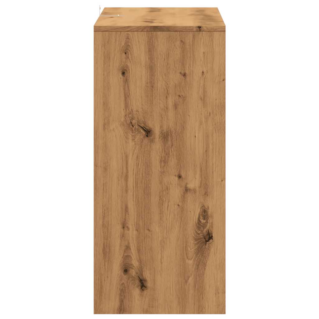 Artisan Oak Console Table - 100x35x76.5 cm, Engineered Wood