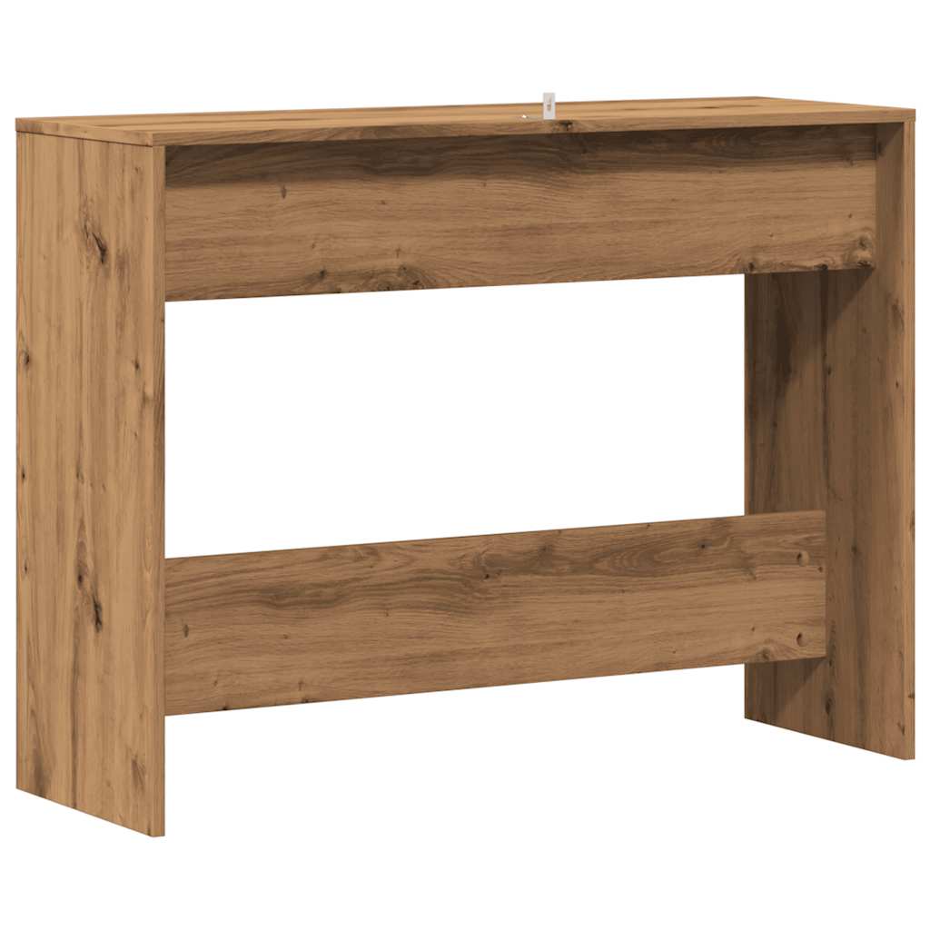 Artisan Oak Console Table - 100x35x76.5 cm, Engineered Wood