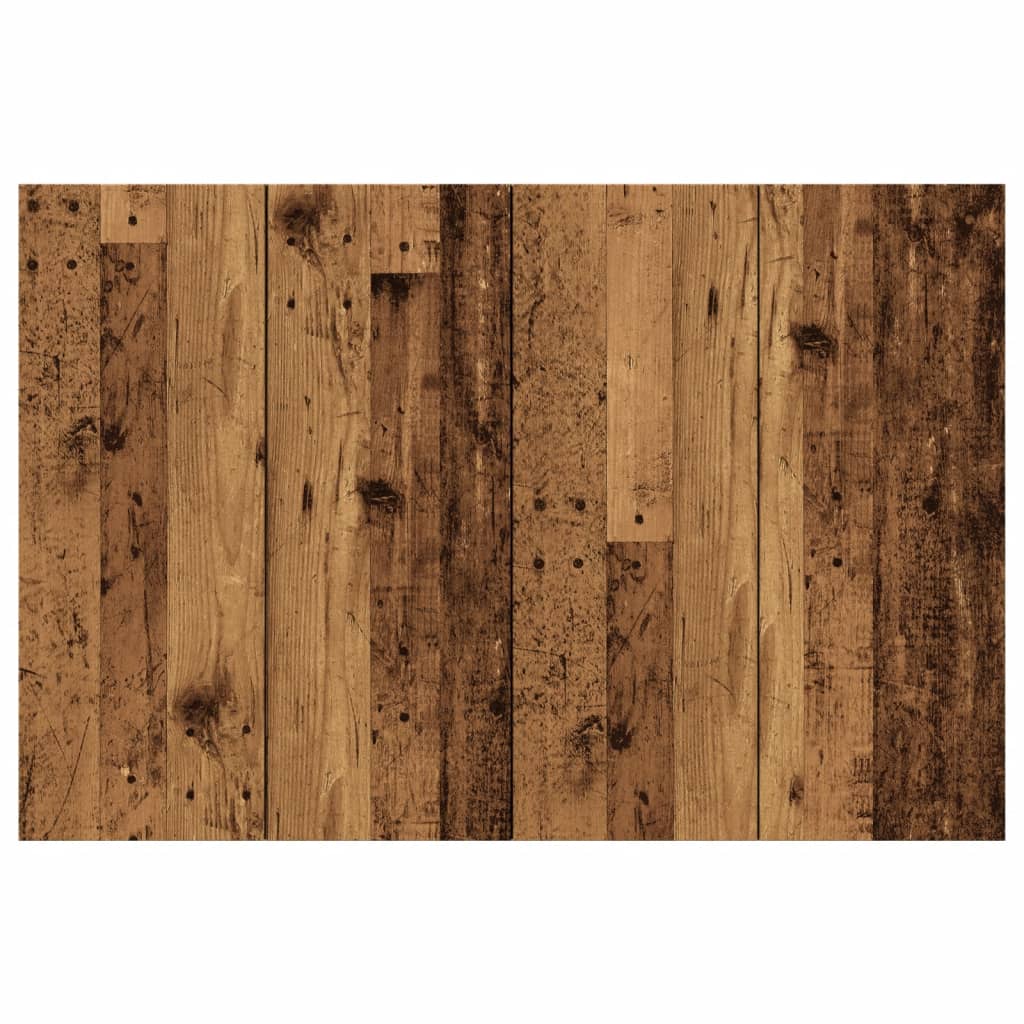 Rustic Bed Headboard - 120x1.5x80 cm in Engineered Old Wood