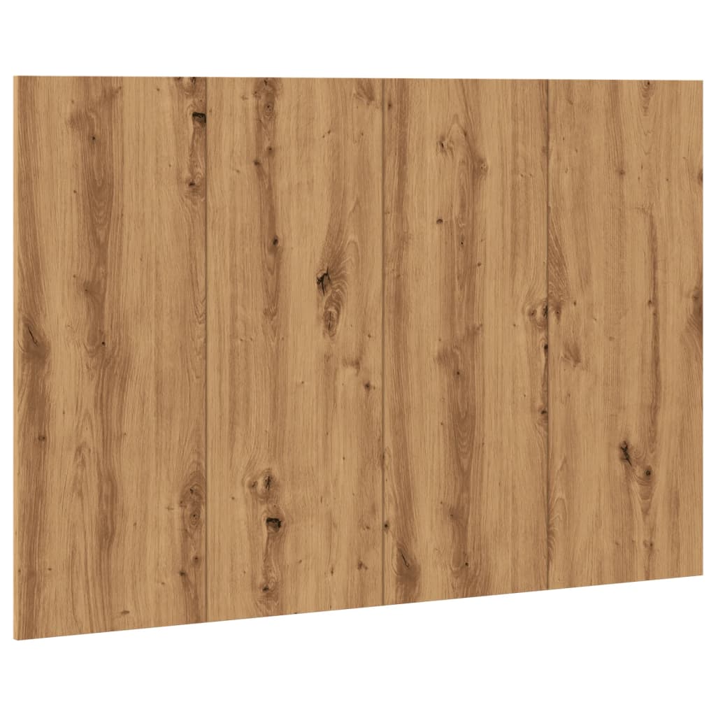 Artisan Oak Engineered Wood Bed Headboard 120x80 cm