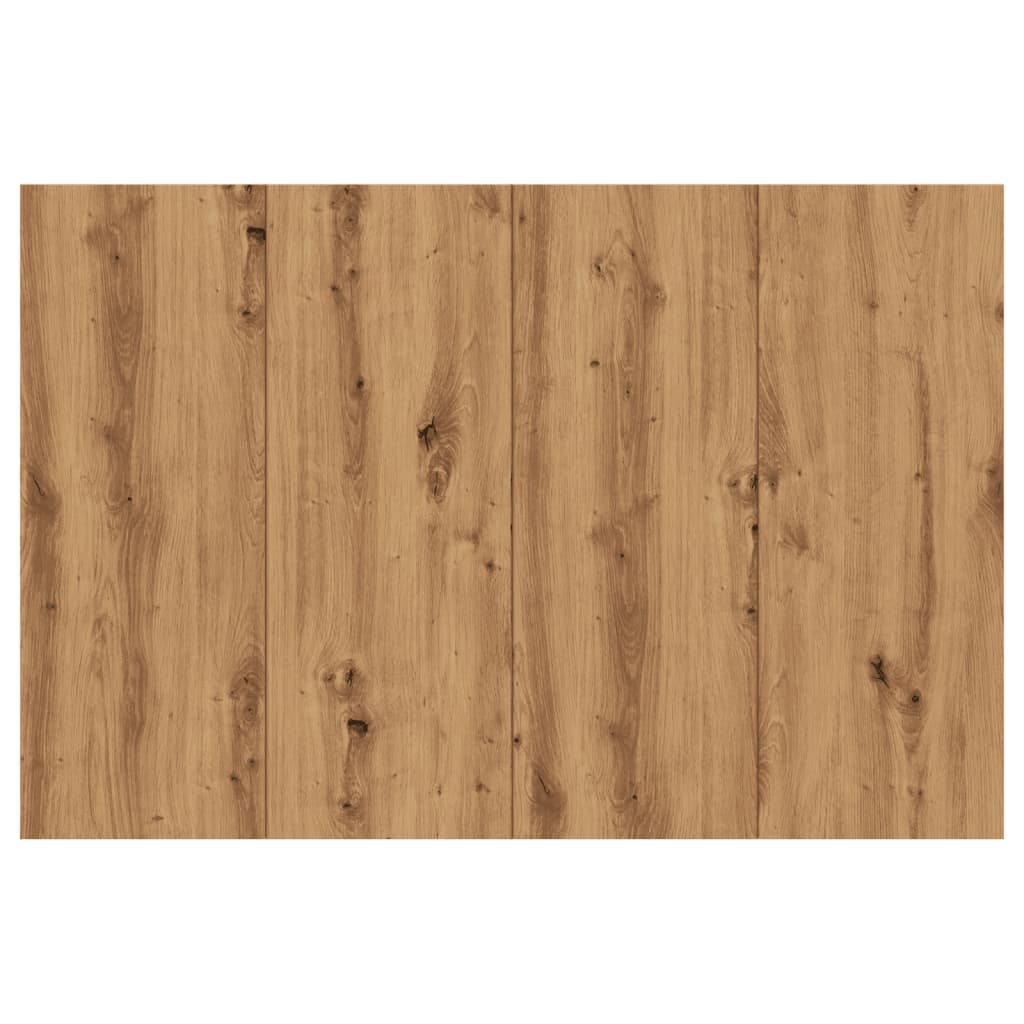 Artisan Oak Engineered Wood Bed Headboard 120x80 cm