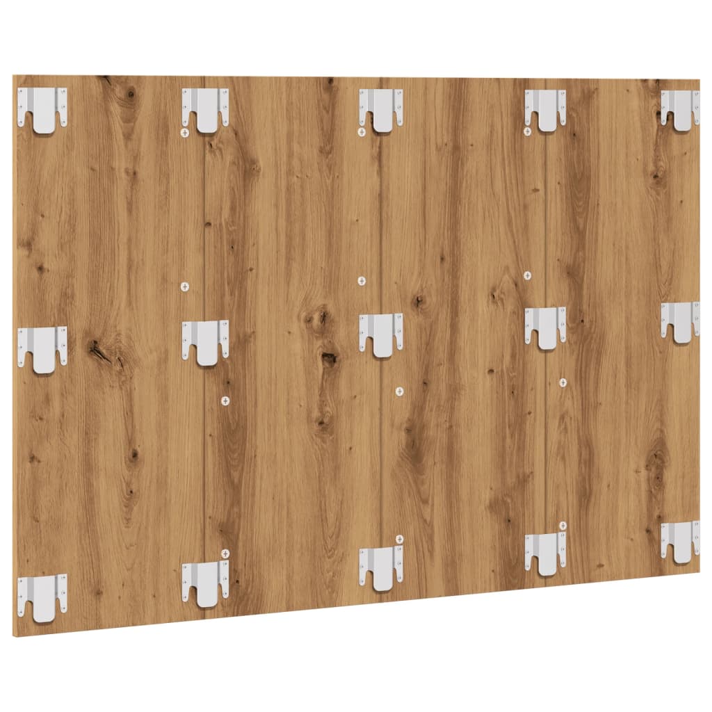 Artisan Oak Engineered Wood Bed Headboard 120x80 cm