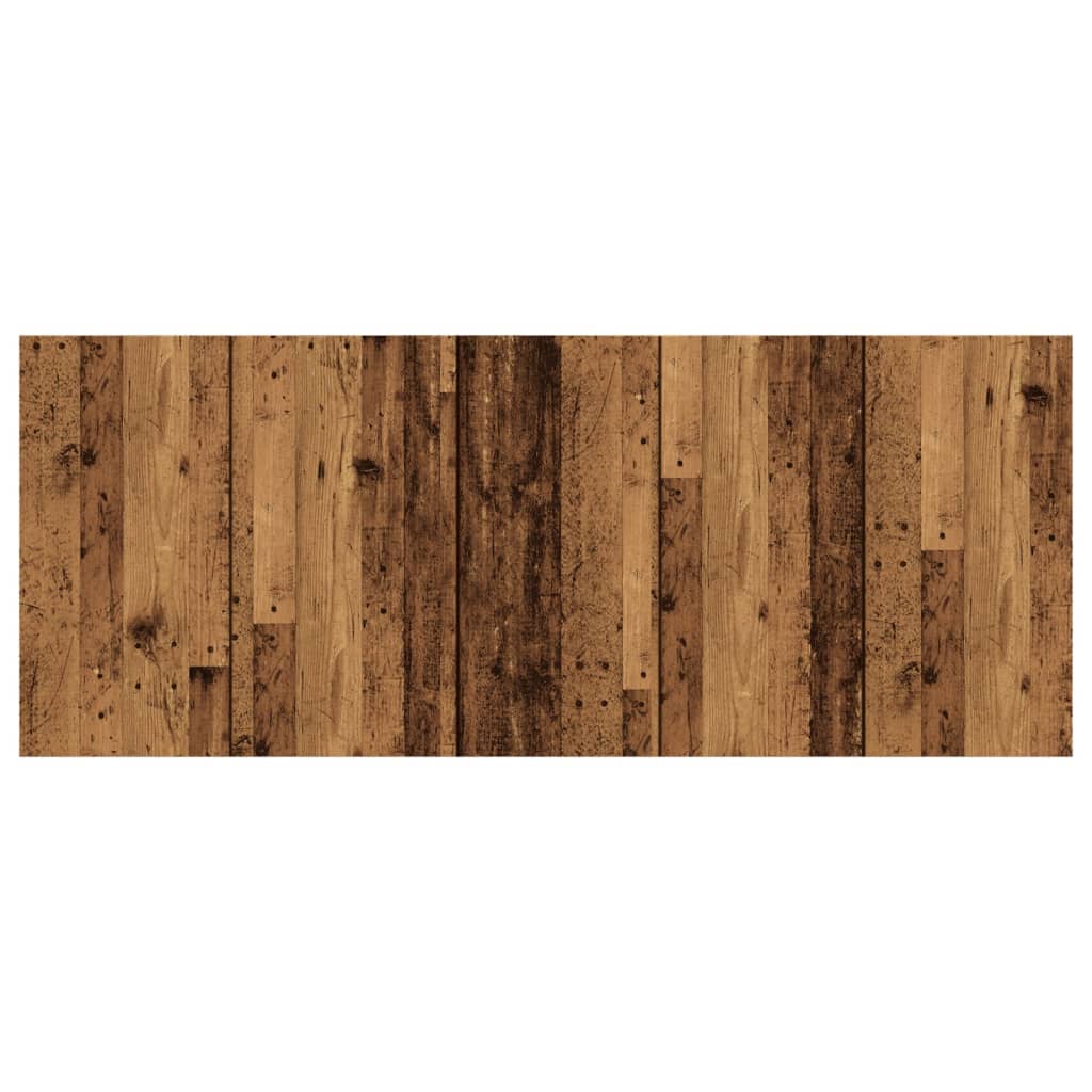 Vintage Wood Headboard: 200x1.5x80 cm, Engineered Wood Elegance