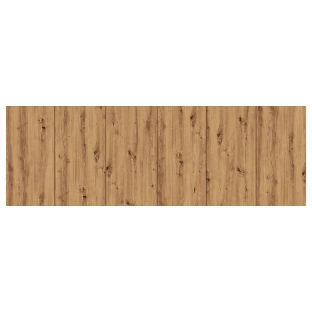 Artisan Oak Wall Headboard 240x80 cm - Engineered Wood Elegance