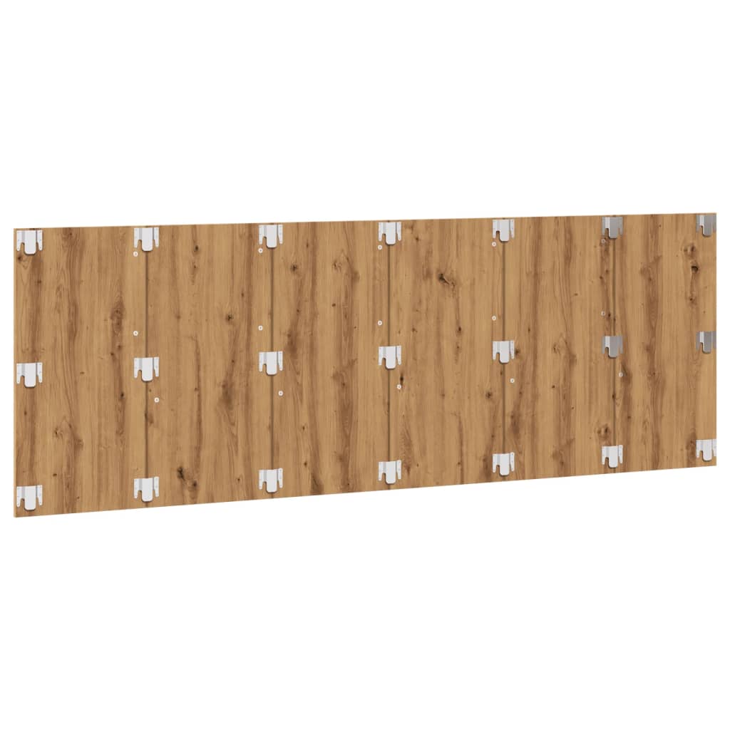 Artisan Oak Wall Headboard 240x80 cm - Engineered Wood Elegance
