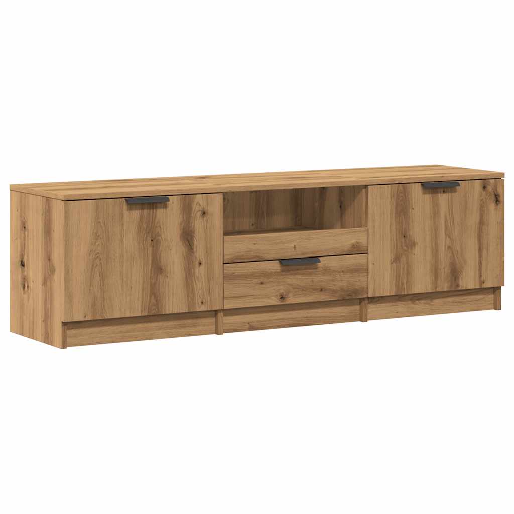 TV Cabinet Artisan Oak 140x35x40 cm Engineered Wood