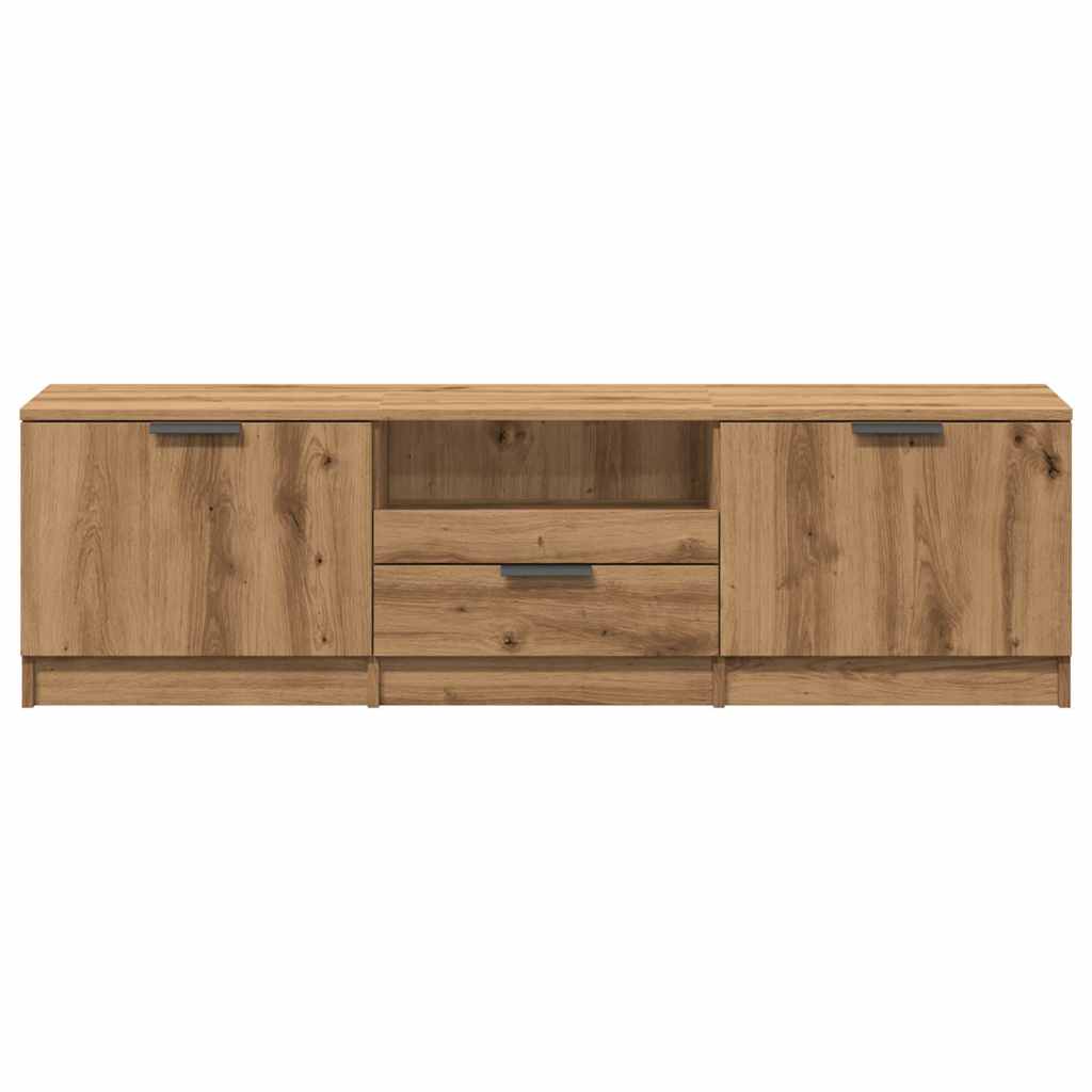 TV Cabinet Artisan Oak 140x35x40 cm Engineered Wood